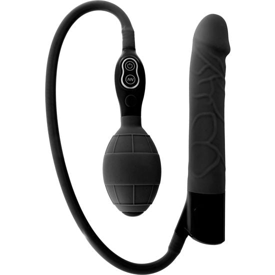 SEVEN CREATIONS - BLACK INFLATABLE VIBRATOR - Kink&Play