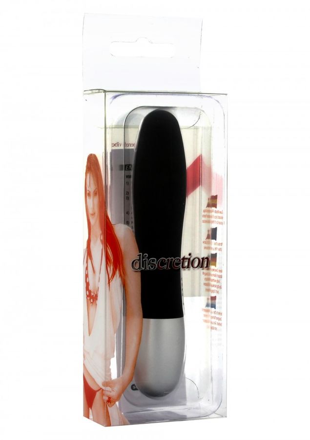 SEVEN CREATIONS - DISCRETION BLACK VIBRATOR - Kink&Play