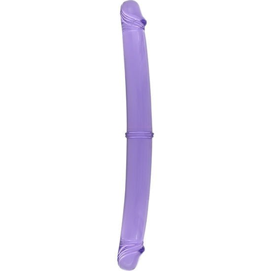 SEVEN CREATIONS - DOUBLE PENIS 30 CM PURPLE - Kink&Play