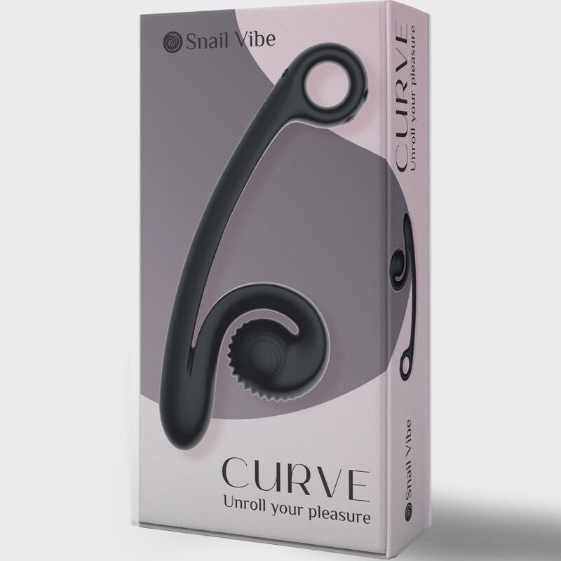 SNAIL VIBE - CURVE VIBRATOR BLACK - Kink&Play