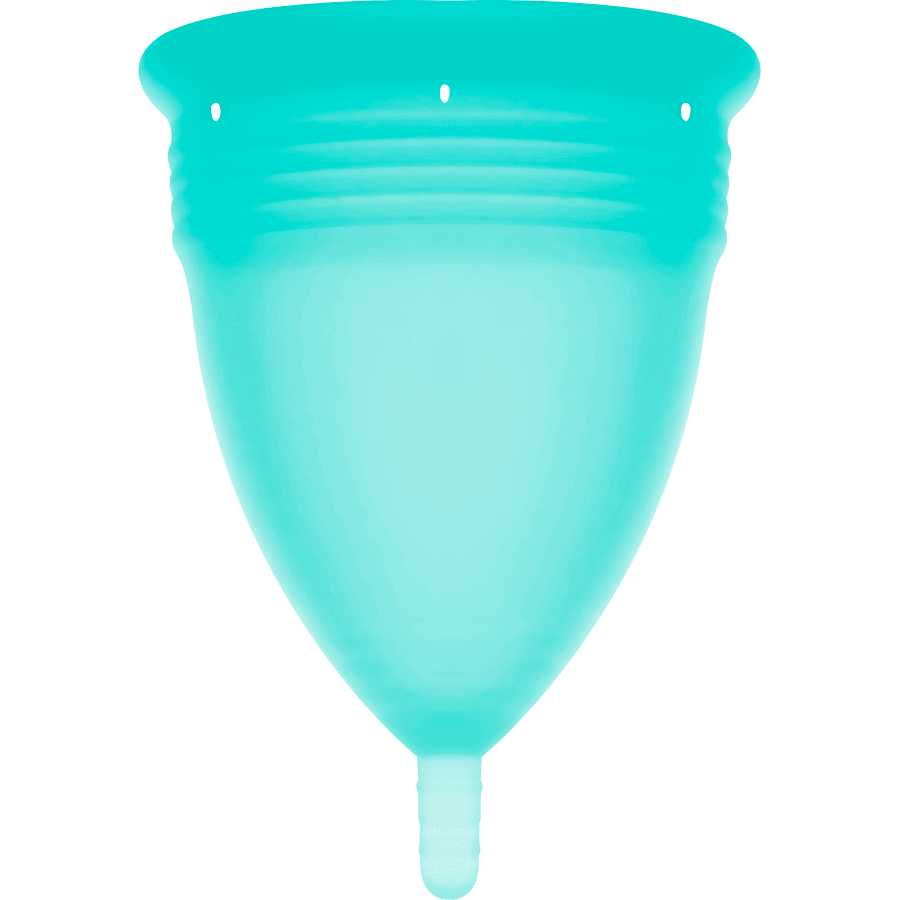 STERCUP - FDA SILICONE MENSTRUAL CUP AQUAMARINE - SIZE L - Kink&Play