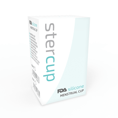 STERCUP - FDA SILICONE MENSTRUAL CUP AQUAMARINE - SIZE S - Kink&Play
