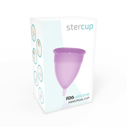 STERCUP - FDA SILICONE MENSTRUAL CUP VIOLET - SIZE L - Kink&Play