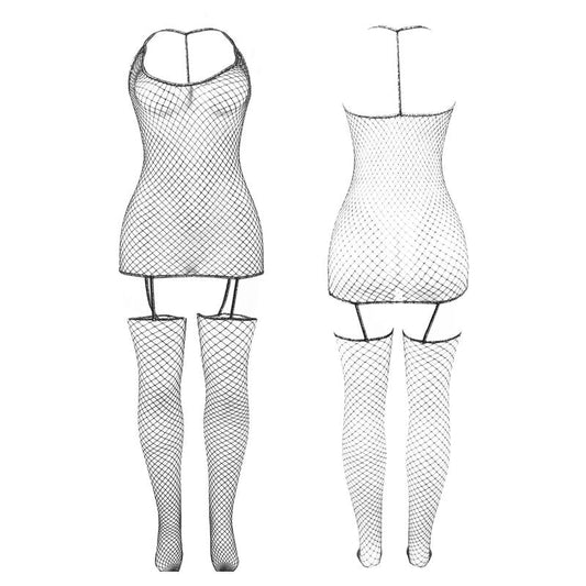 SUBBLIME - 951955 SHINY FISHNET BODYSTOCKING ONE SIZE - Kink&Play