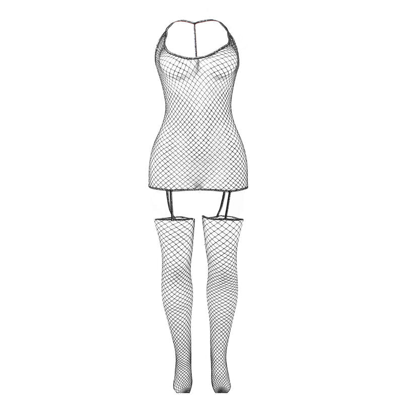 SUBBLIME - 951955 SHINY FISHNET BODYSTOCKING ONE SIZE - Kink&Play