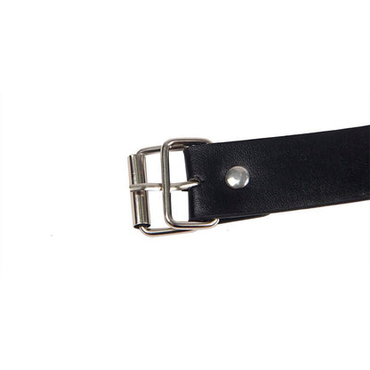 SUBBLIME - 953720 BONDAGE LEATHER STRAP BREAST CLAMPS BLACK ONE SIZE - Kink&Play