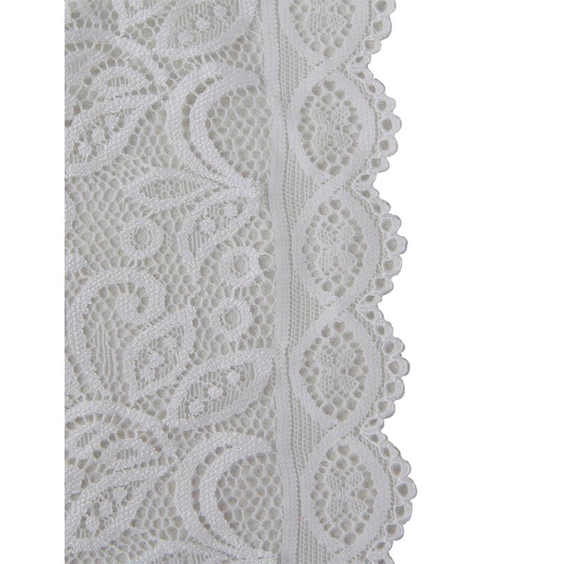 SUBBLIME - 953850 LACE BODYSUIT WHITE S/M - Kink&Play