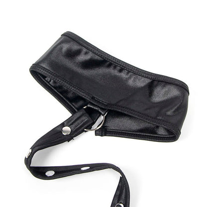 SUBBLIME - 954406 LEATHER BONDAGE DRESS BLACK S/M - Kink&Play