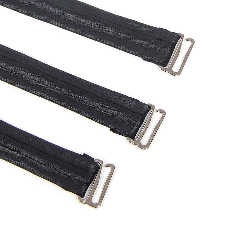 SUBBLIME - 954413 LEATHER BONDAGE BODY BLACK L/XL - Kink&Play