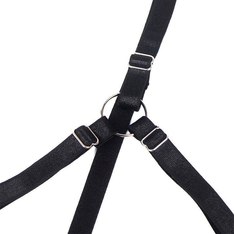 SUBBLIME - 955199 BRA SET WITH ADJUSTABLE BLACK BOW S/M - Kink&Play