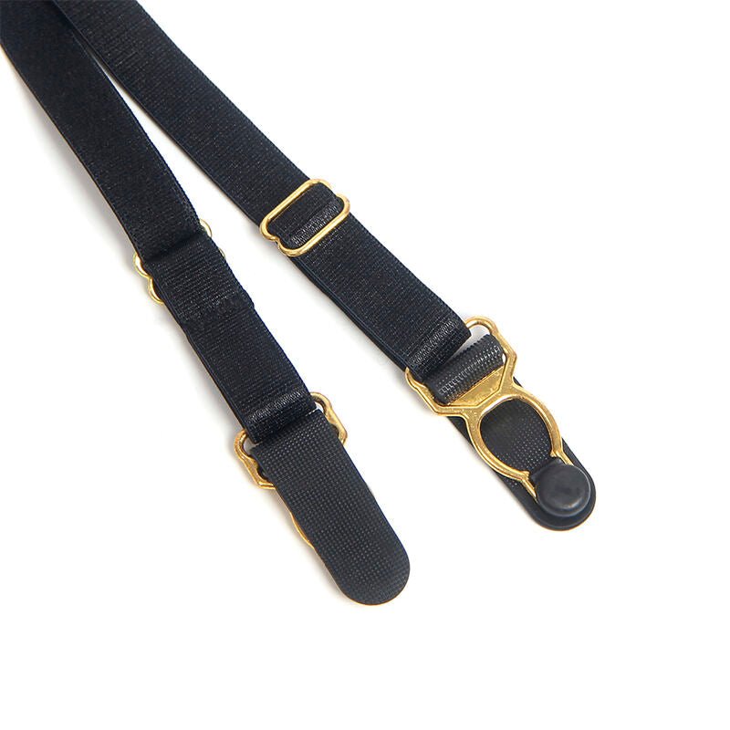 SUBBLIME - 955465 BLACK LEATHER ZIPPER BODY L/XL - Kink&Play
