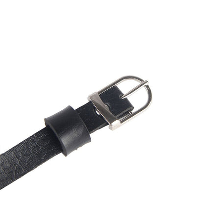 SUBBLIME - CHEST HARNESS LEATHER CHAINS BLACK ONE SIZE - Kink&Play