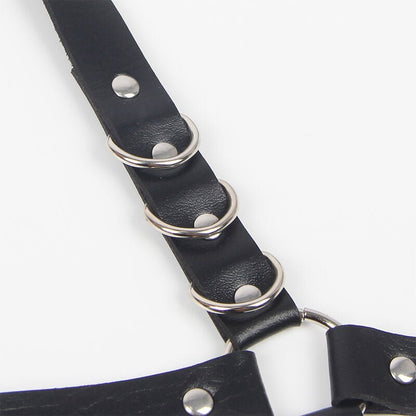 SUBBLIME - GARTER HARNESS WITH RINGS ONE SIZE - Kink&Play