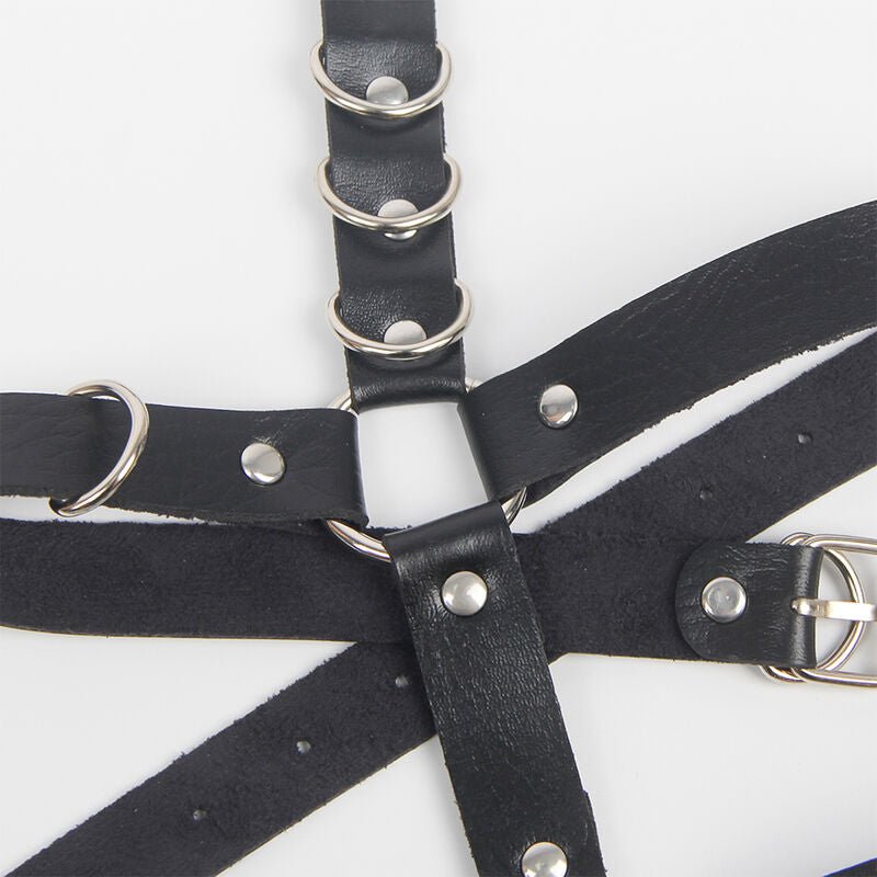 SUBBLIME - GARTER HARNESS WITH RINGS ONE SIZE - Kink&Play