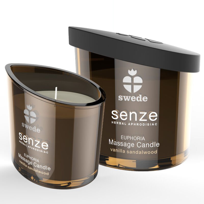 SWEDE - SENZE EUPHORIA MASSAGE CANDLE - VANILLA, SANDALWOOD - Kink&Play