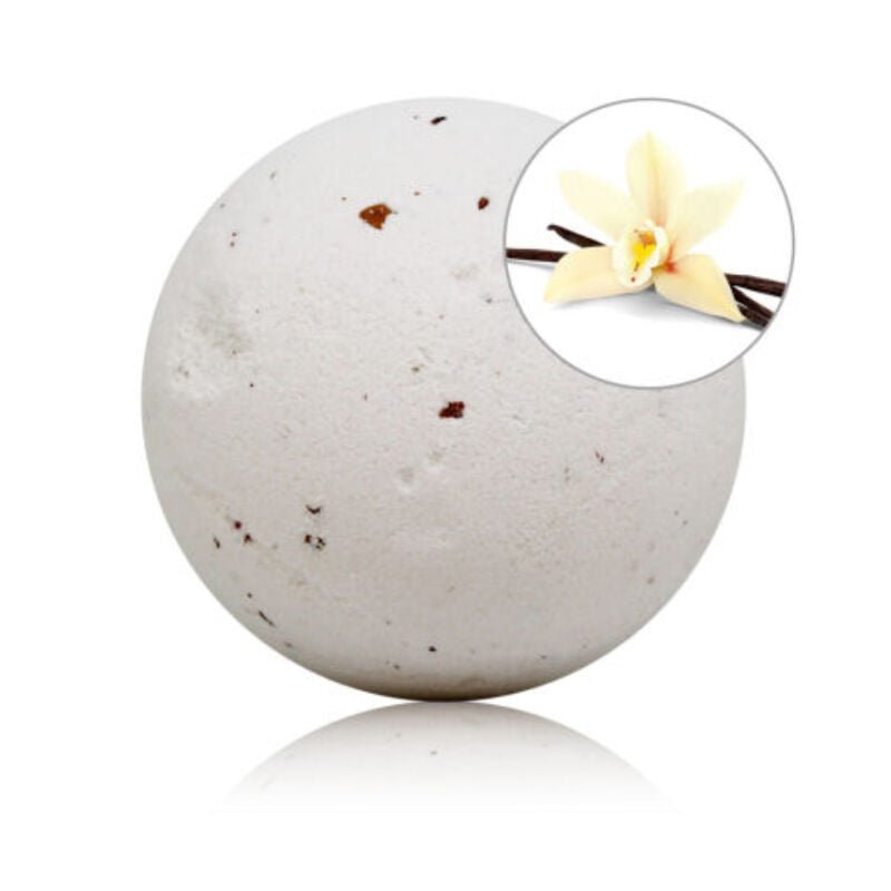 TALOKA - VANILLA SCENTED BATH BOMB WITH ROSE PETALS - Kink&Play