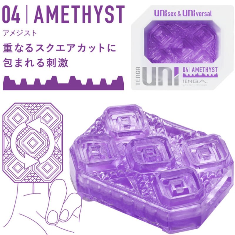 TENGA - UNI AMETHYST MASTURBATOR THIMBLE - Kink&Play