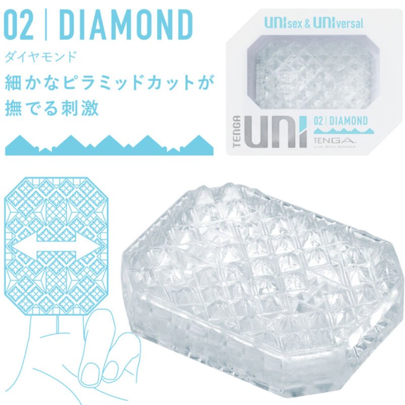 TENGA - UNI DIAMOND MASTURBATOR THIMBLE - Kink&Play