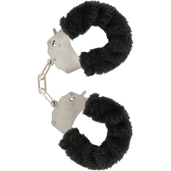 TOYJOY - FURRY FUN CUFFS BONDAGE BLACK - Kink&Play