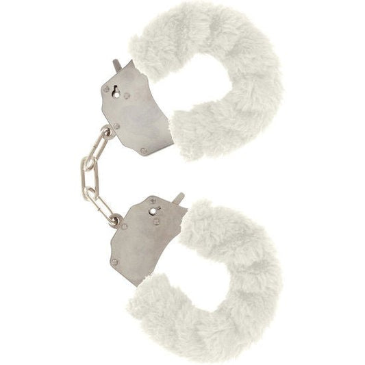 TOYJOY - FURRY FUN CUFFS BONDAGE WHITE - Kink&Play