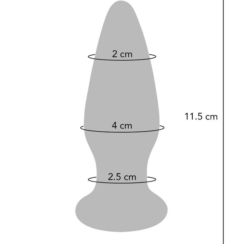 TOYJOY - THE SHINING VIBRATING GLAS BUTTPLUG - Kink&Play