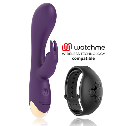 TREASURE - LAURENCE RABBIT VIBRATOR WATCHME WIRELESS TECHNOLOGY COMPATIBLE - Kink&Play
