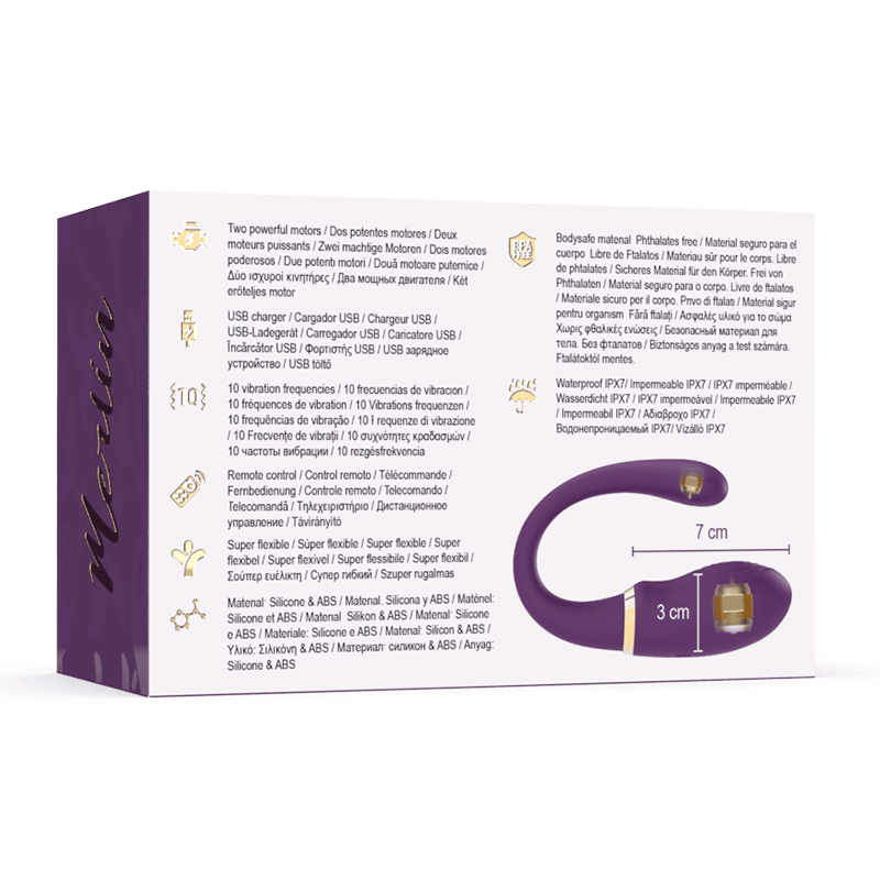 TREASURE - MERLIN DOUBLE COUPLE VIBRATOR REMOTE CONTROL - Kink&Play