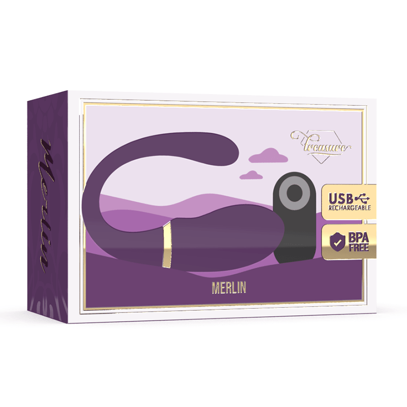 TREASURE - MERLIN DOUBLE COUPLE VIBRATOR REMOTE CONTROL - Kink&Play