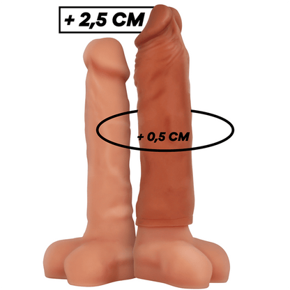 VIRILXL - LIQUID SILICONE V5 BROWN PENIS EXTENSION - Kink&Play