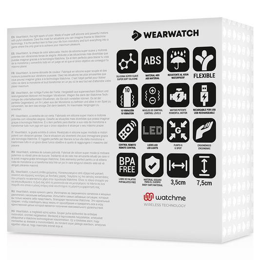 WEARWATCH - WATCHME TECHNOLOGY REMOTE CONTROL EGG BLUE / AQUAMARINE - Kink&Play