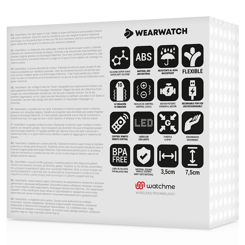WEARWATCH - WATCHME TECHNOLOGY REMOTE CONTROL EGG BLUE / PINK - Kink&Play
