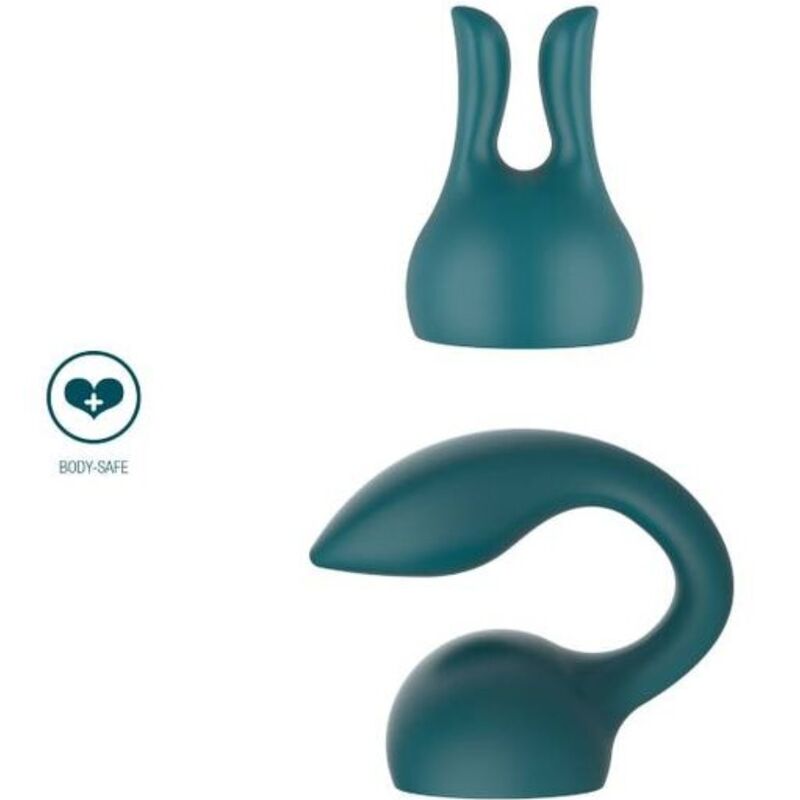 XOCOON - ATTACHMENTS PERSONAL MASSAGER GREEN - Kink&Play