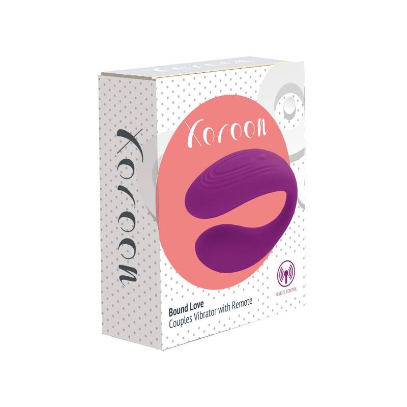 XOCOON - BOUND LOVE COUPLES VIBRATOR PURPLE - Kink&Play