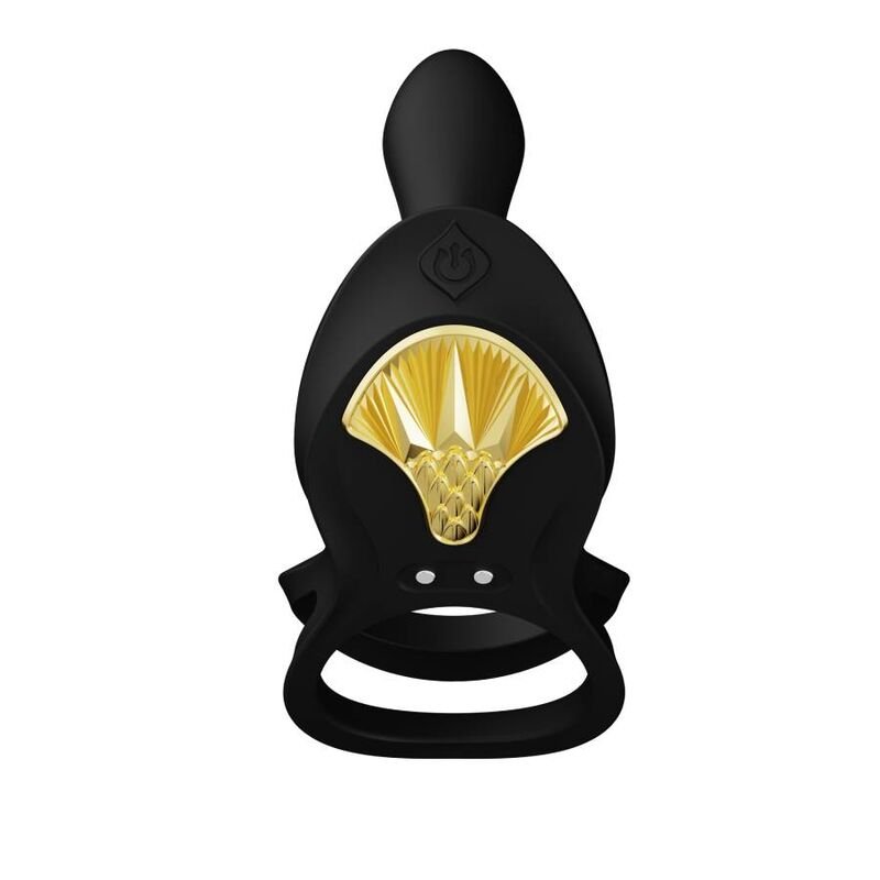 ZALO - BAYEK VIBRATING COUPLES RING BLACK - Kink&Play