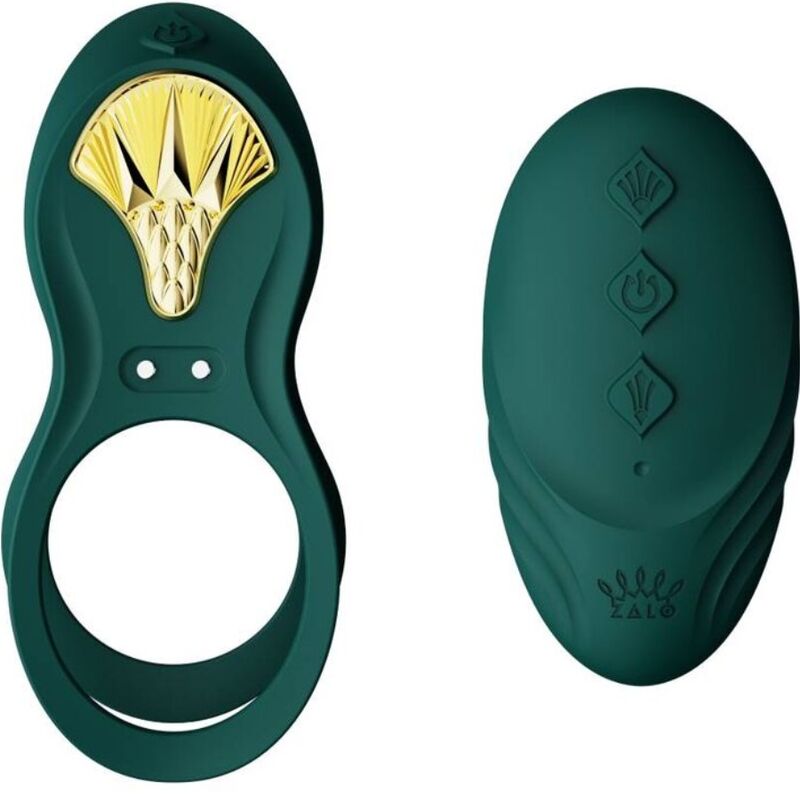 ZALO - BAYEK VIBRATING COUPLES RING GREEN - Kink&Play