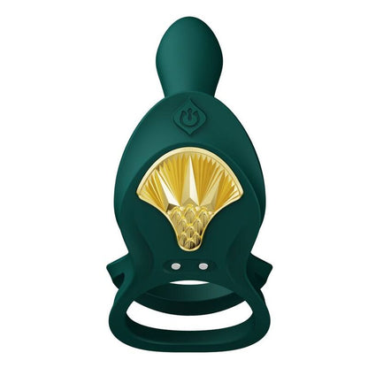 ZALO - BAYEK VIBRATING COUPLES RING GREEN - Kink&Play