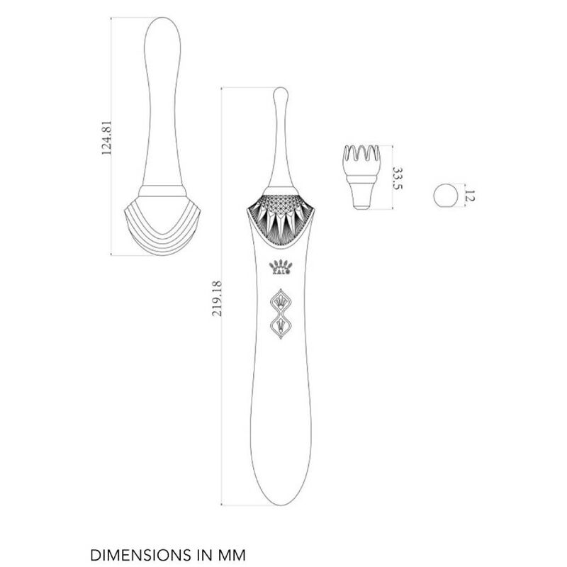 ZALO - BESS 2 CLITORAL MASSAGER BLACK - Kink&Play
