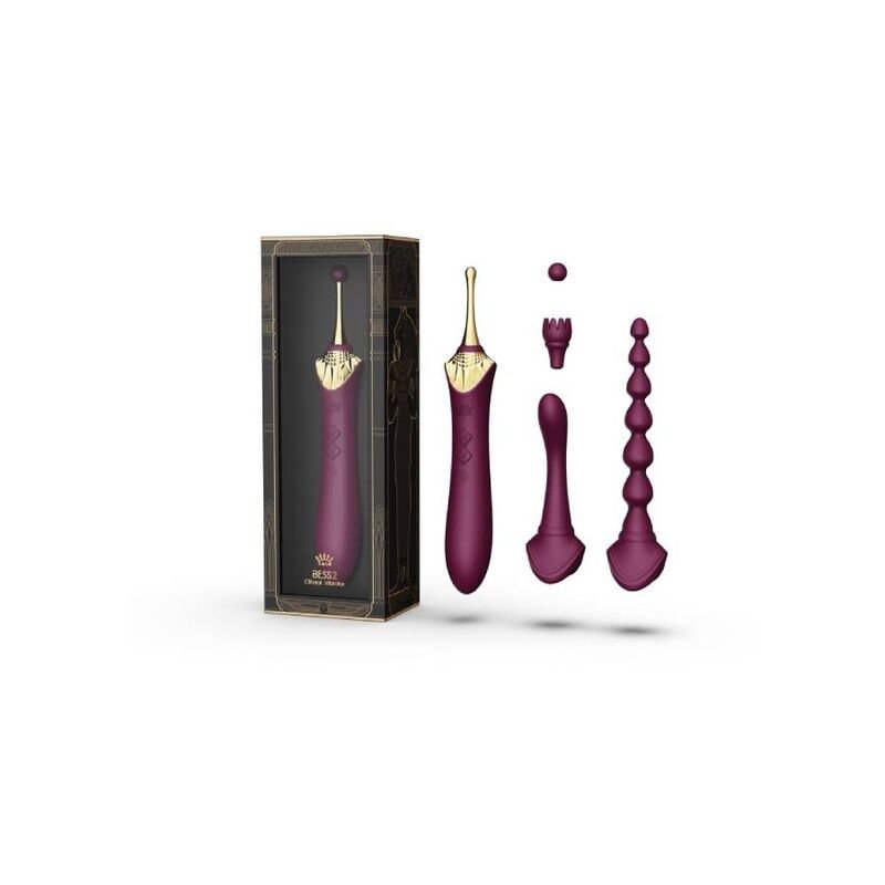 ZALO - BESS 2 CLITORAL MASSAGER PURPLE - Kink&Play